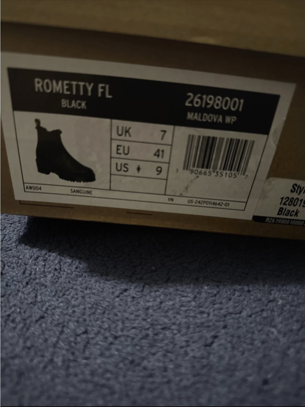 Dr. Martens Rometty FL Black womans Chukka Boots